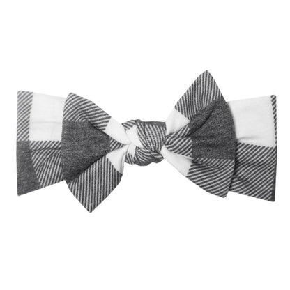 Knit Headband Bow - Scotland