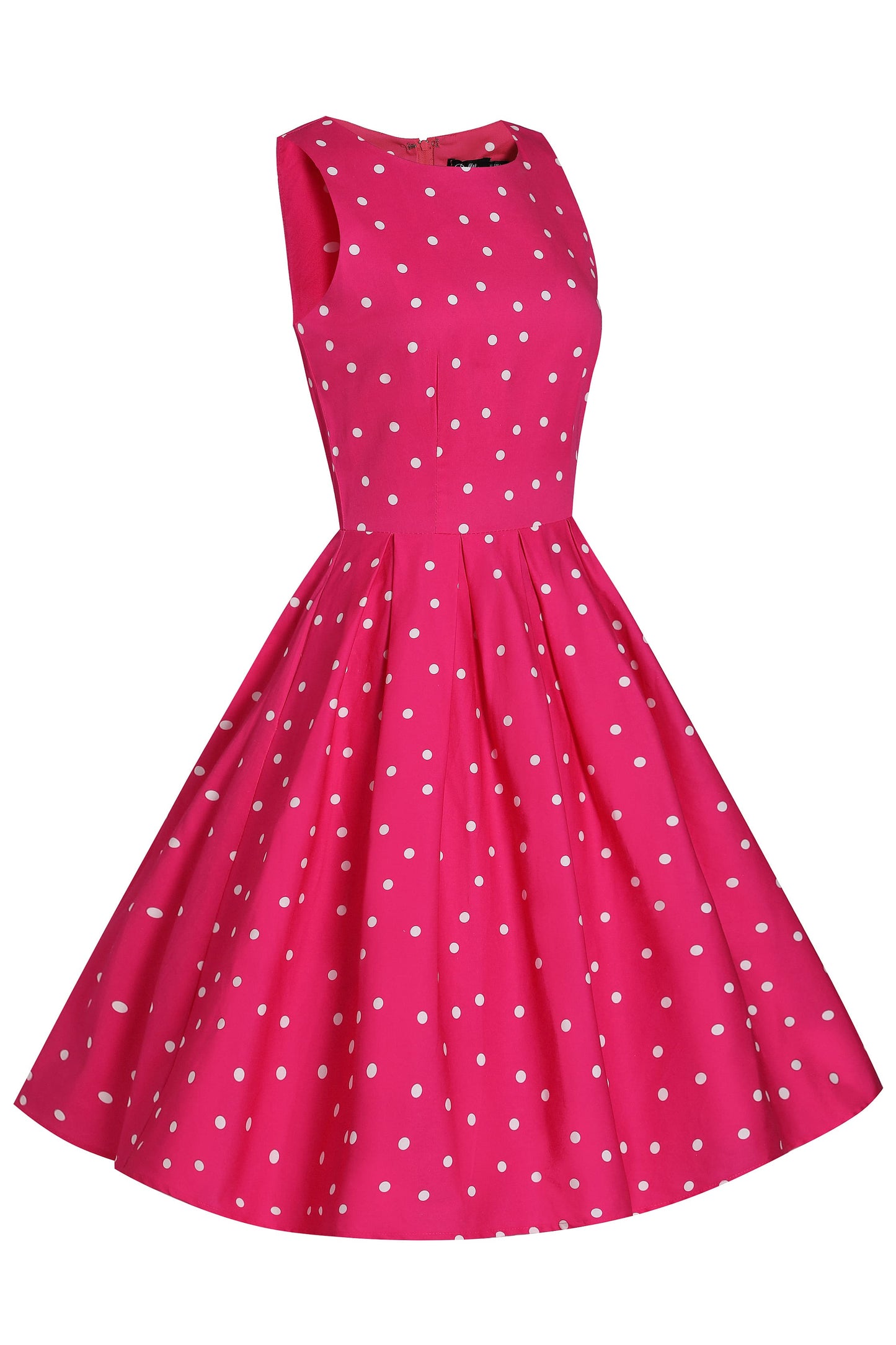 Lola 50's Retro Swing Dress in Hot Pink