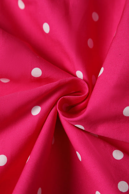 Lola 50's Retro Swing Dress in Hot Pink
