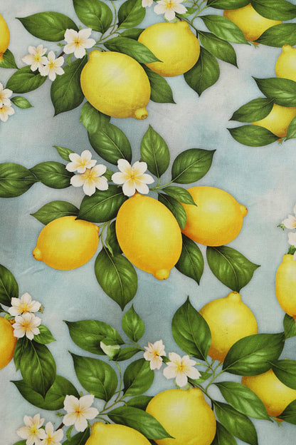 Ophelia Blue Lemon Midi Dress
