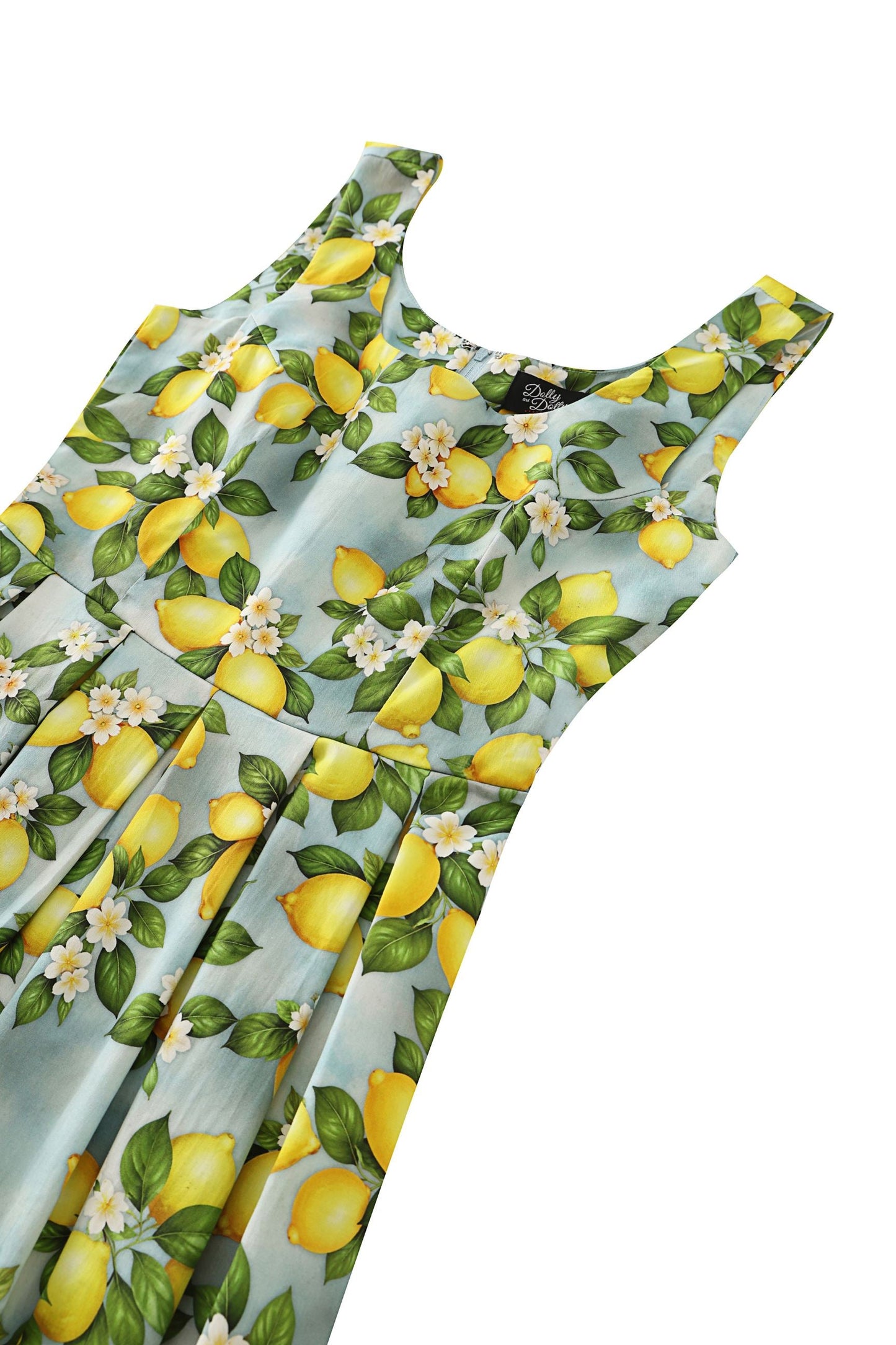 Ophelia Blue Lemon Midi Dress