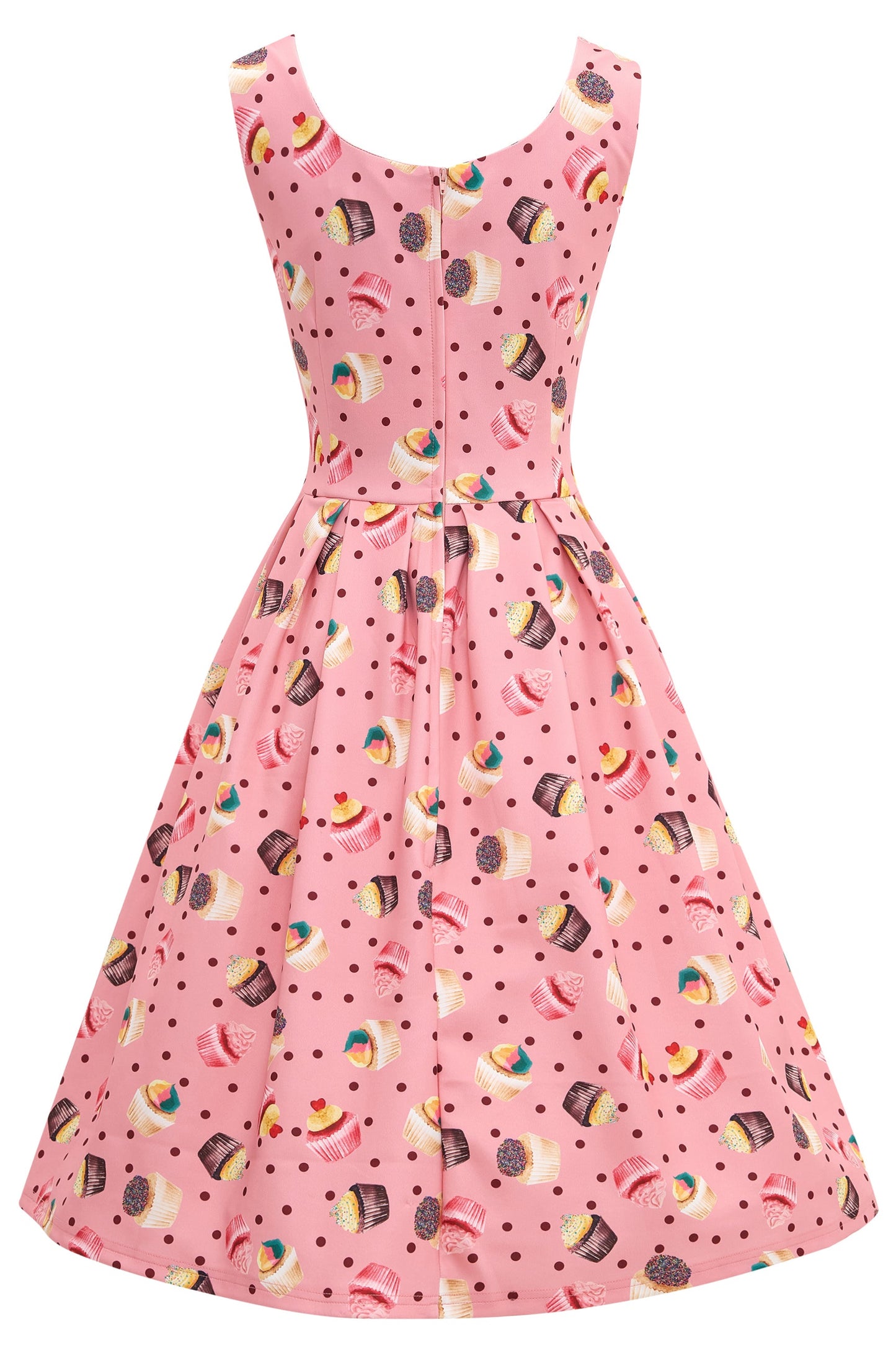Amanda Pink Cupcake Swing Dress