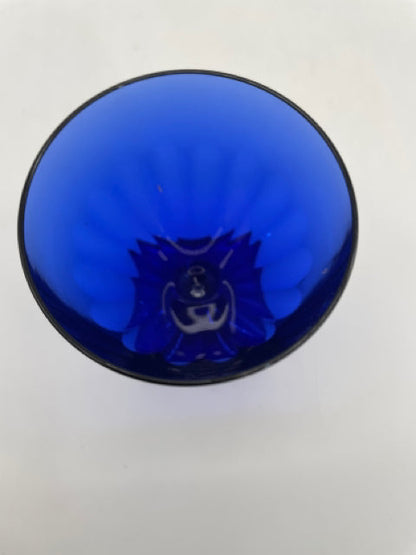 ACRYLIC WINE GOBLET IN COBALT