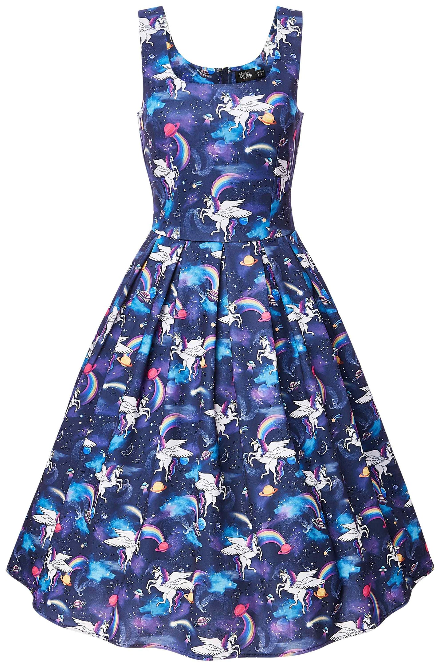 Amanda Unicorn Swing Dress