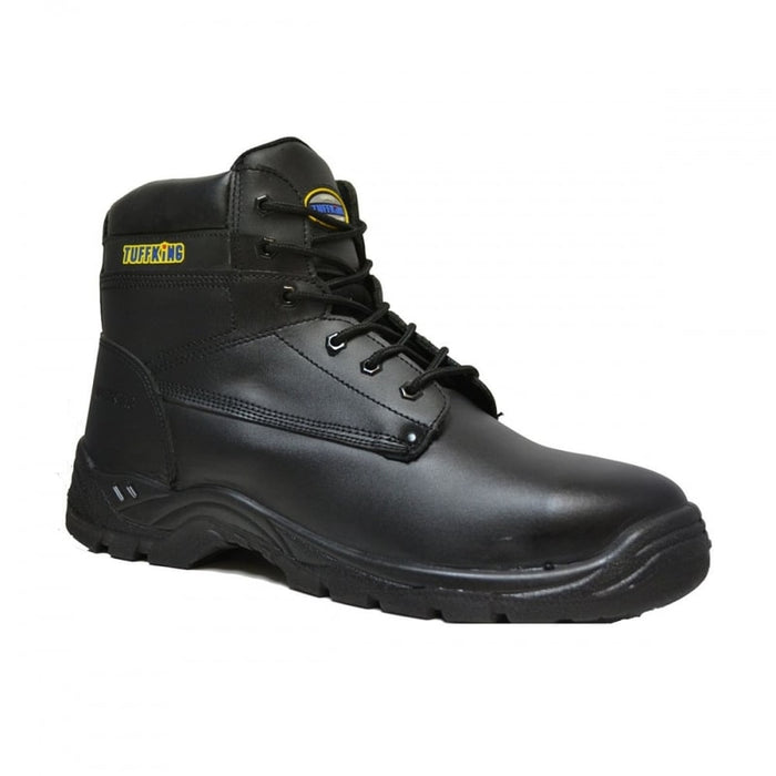 Black Leather Ankle Boot - Large Size 14,15,16
