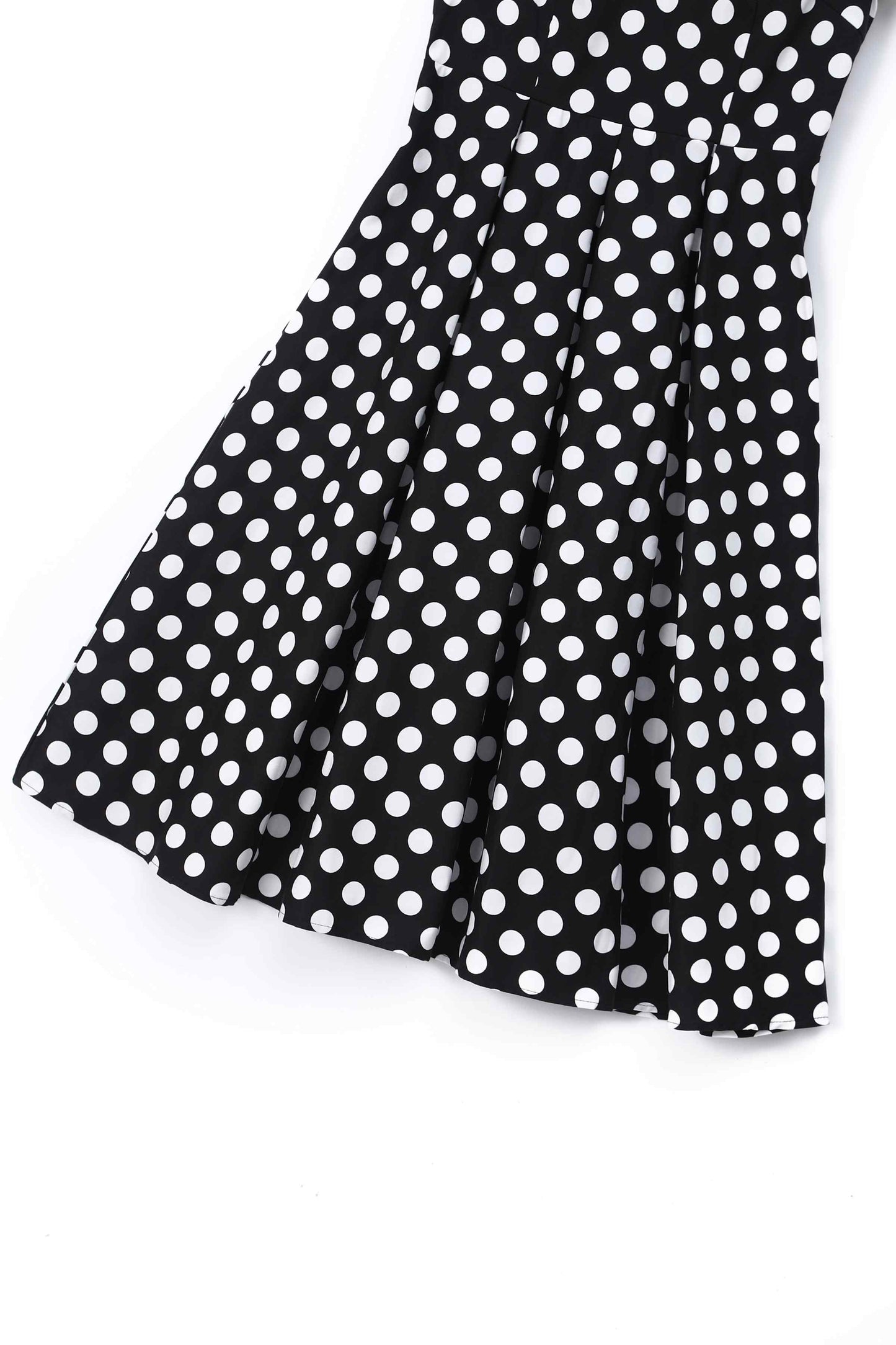 Lily Black Polka Dot Off Shoulder Dress