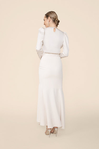 Blusa Top de Novia April · LOVE ·