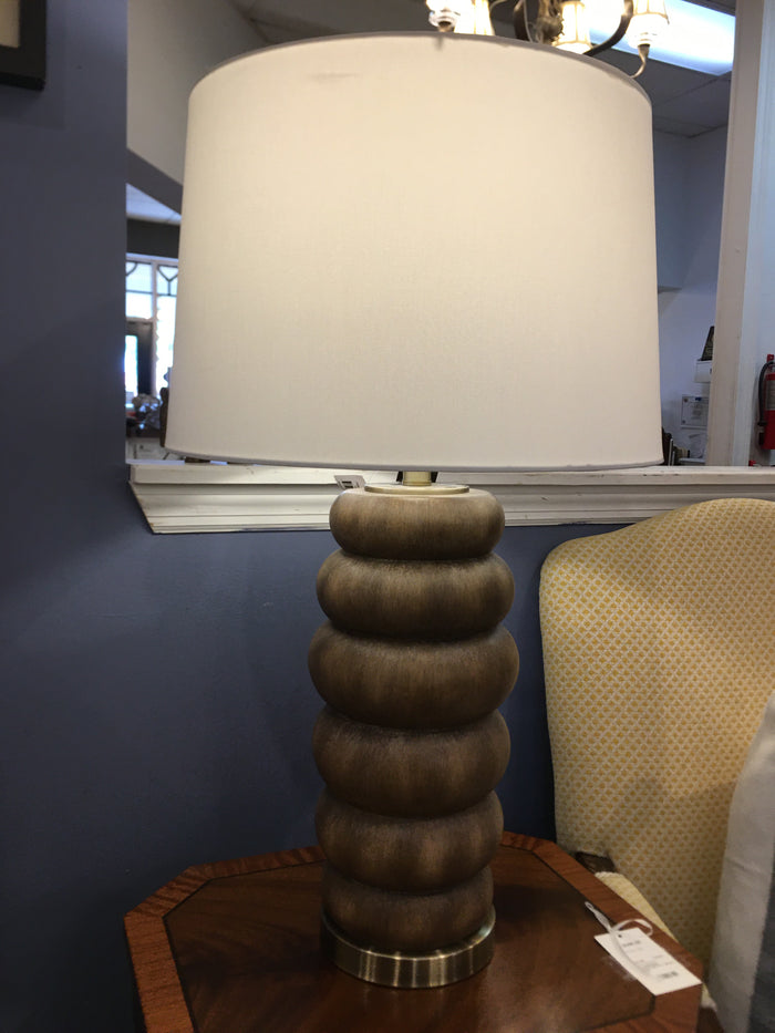 BROWN WASH TABLE LAMP 31"H #333325
