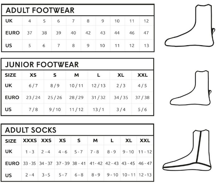 C-Skins Junior Legend 3.5mm Zipped Round Toe Wetsuit Boots