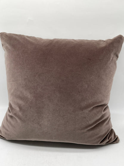 CASTILLO HOME PILLOW VELVET DARK TAUPE