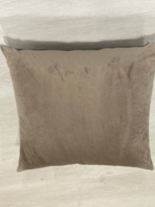 CASTILLO HOME PILLOW VELVET LIGHT TAUPE