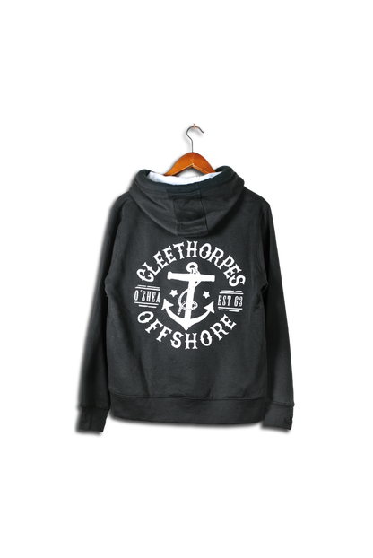 Cleethorpes Black Overhead Hoody- Offshore-