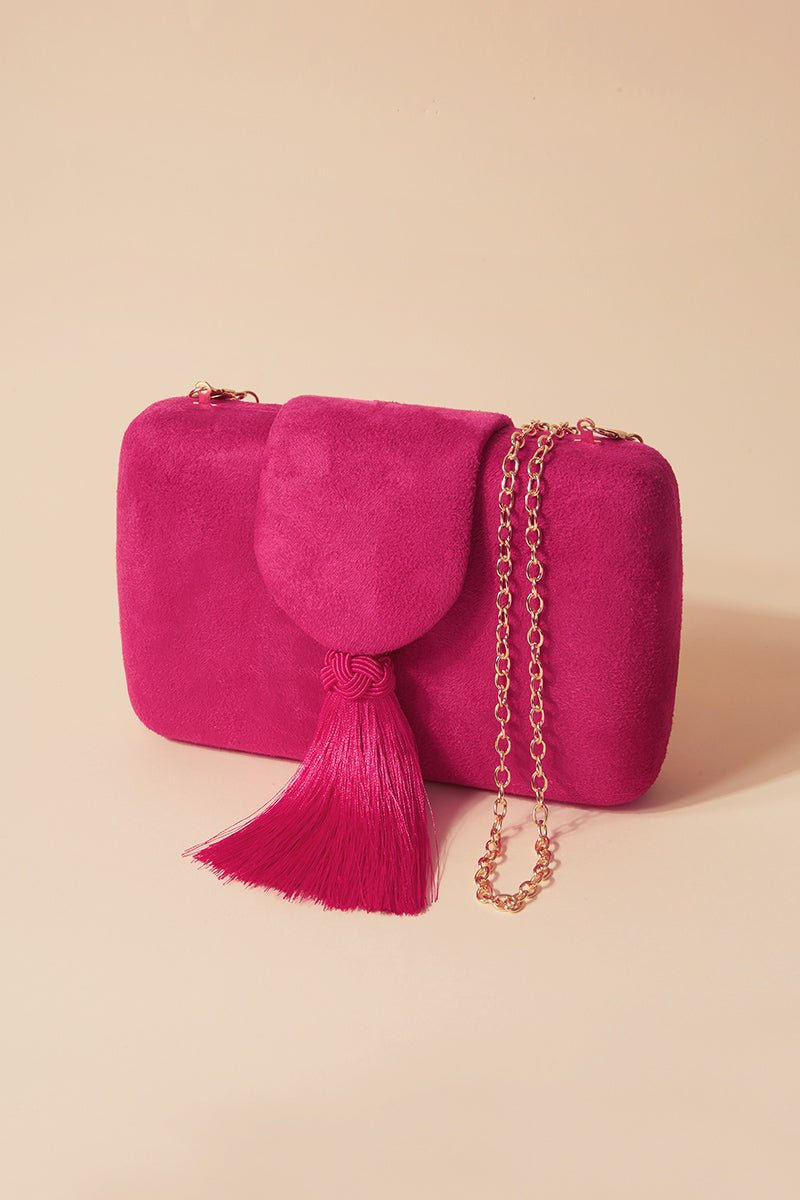 Clutch Clotilde Fucsia · Le Palmier ·