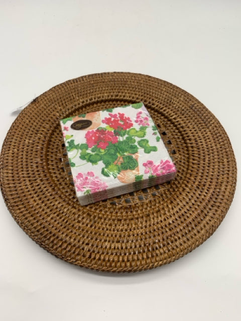 COCKTAIL NAPKIN TRAILING GERANIUM