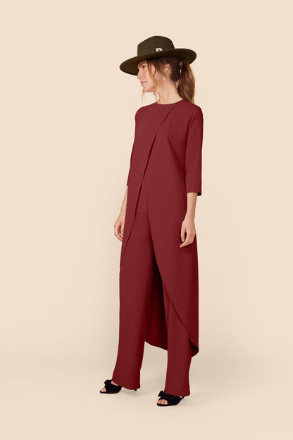 Conjunto Top + Pantalon Doris Merlot · Alegoria ·
