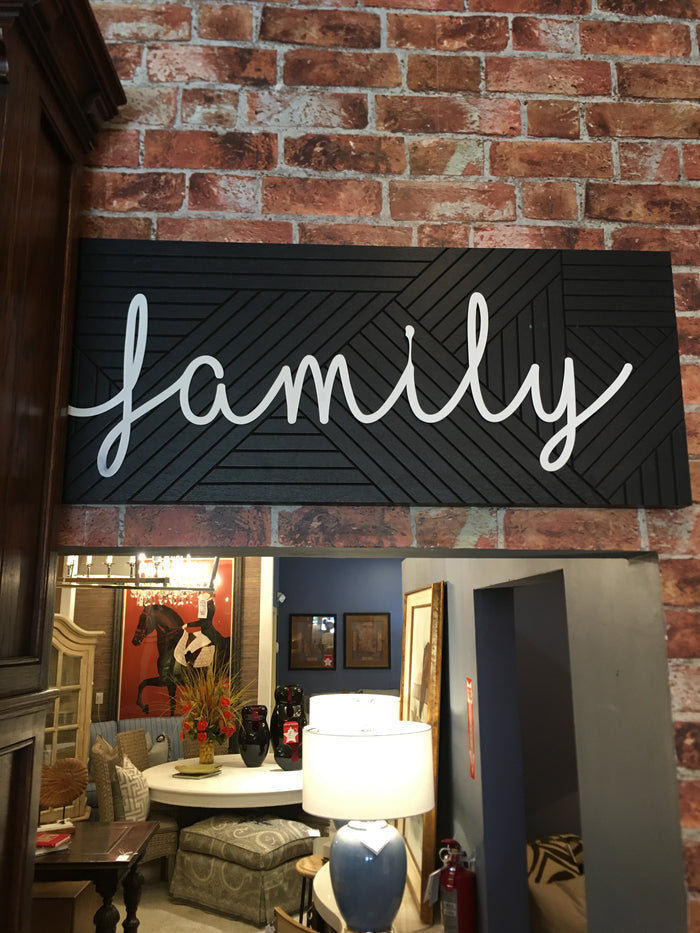 "FAMILY" WALL HANGING