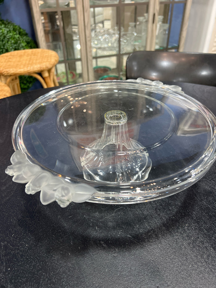 GLASS CAKE STAND