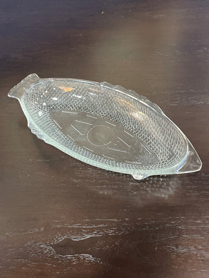 GLASS FISH DISH
