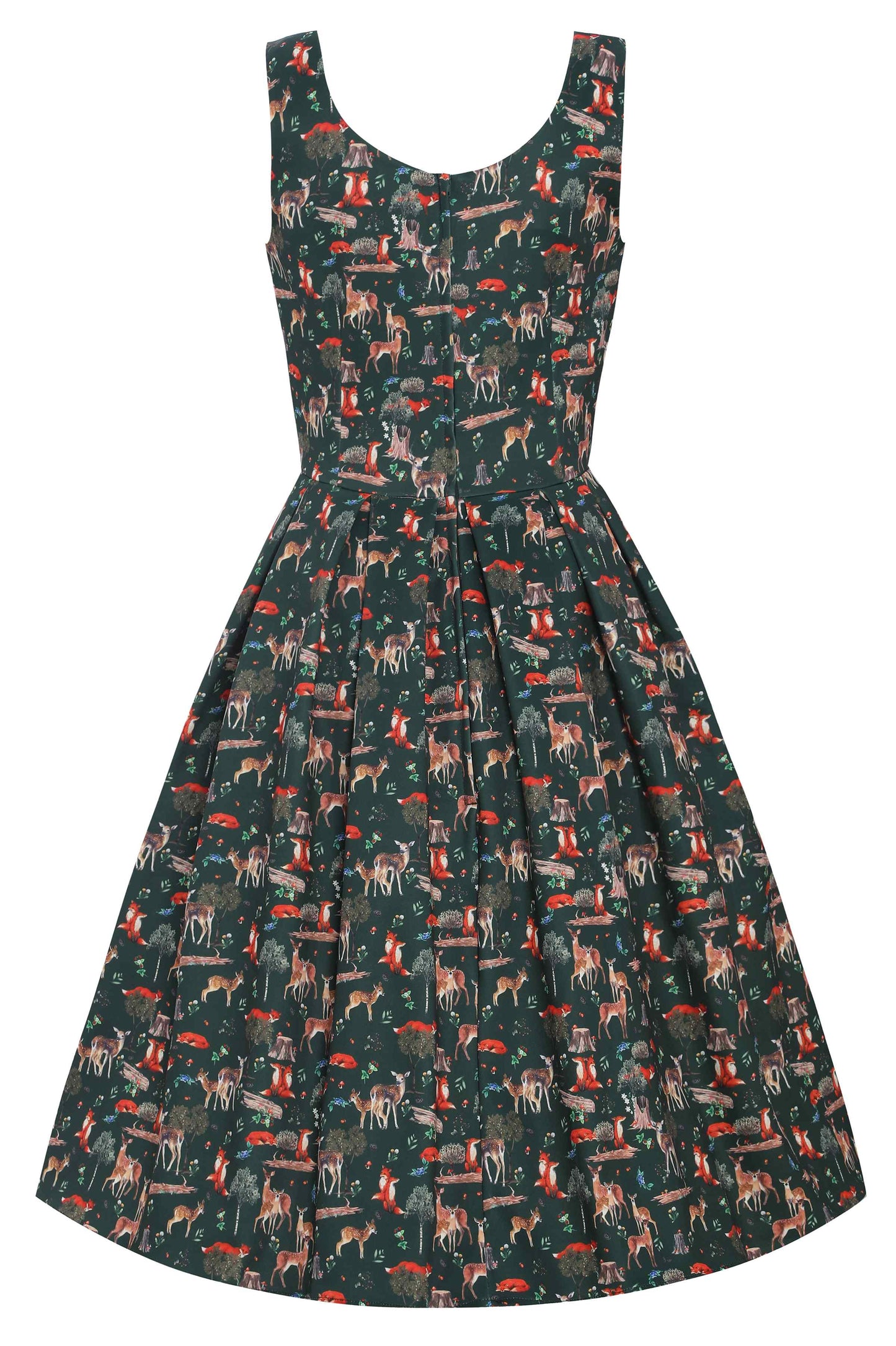 Amanda Green Woodland Fox & Deer Dress
