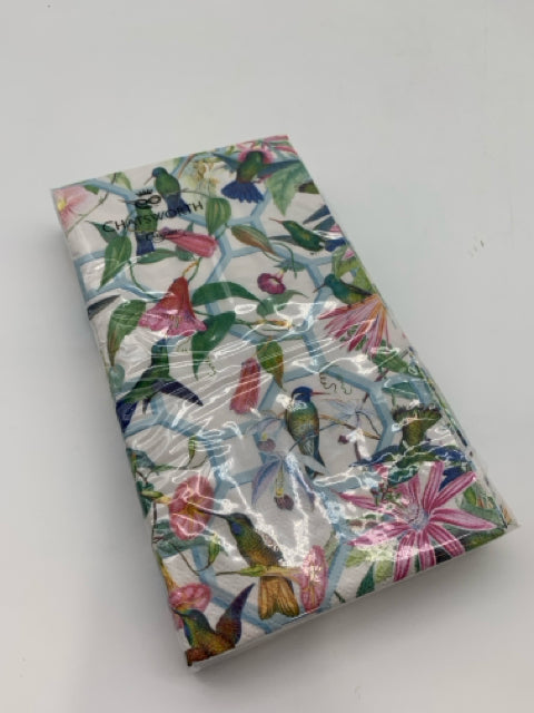 GUEST TOWEL HUMMINGBIRD TRELLIS
