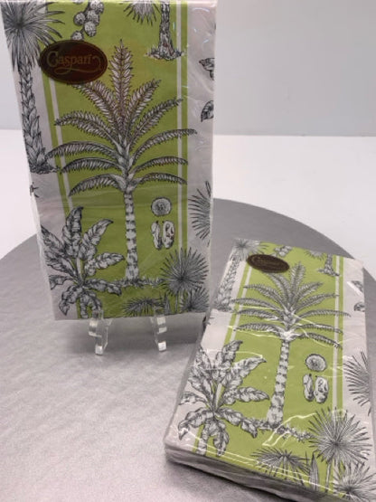GUEST TOWEL SOUTHERN PALMS GREEN/WHITE