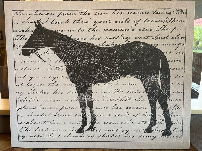 HORSE PRINT POTTERY BARN