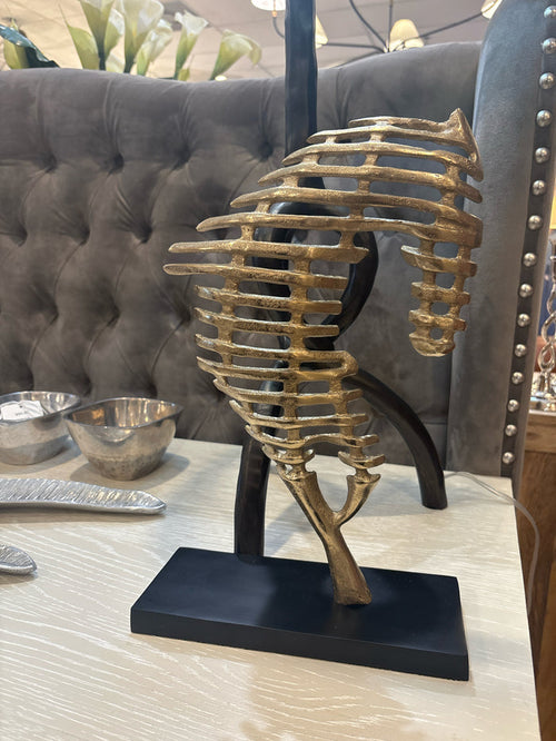 HORSE SCULPTURE ON STAND