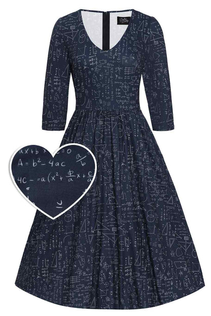 Billie Long Sleeved Maths Dress