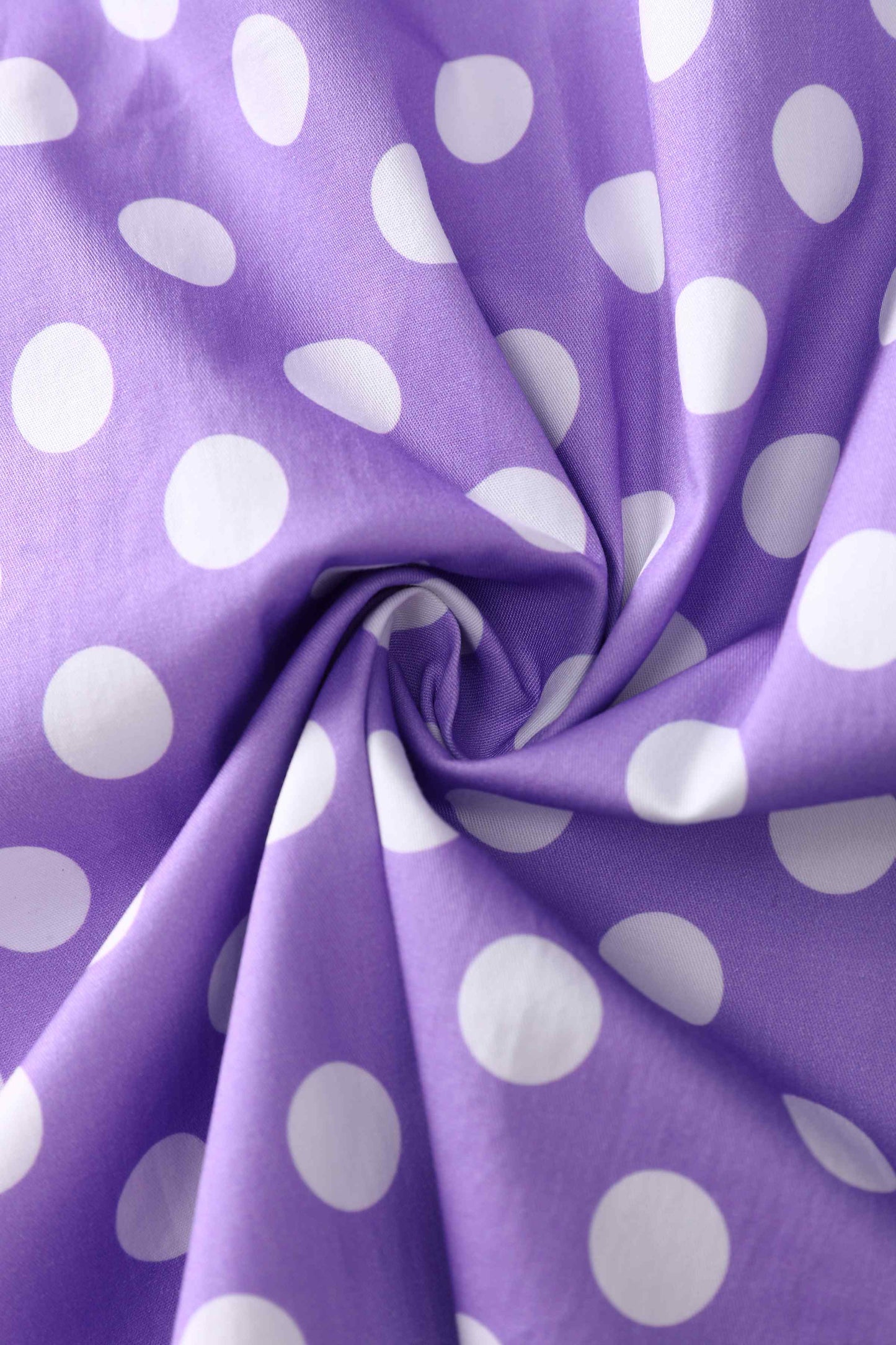 Mabel Lilac Polka Dot Midi Shirt Dress