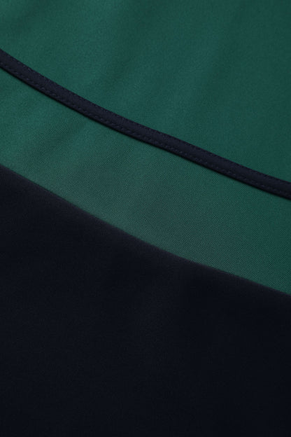 Maria Circle Dress in Green & Blue