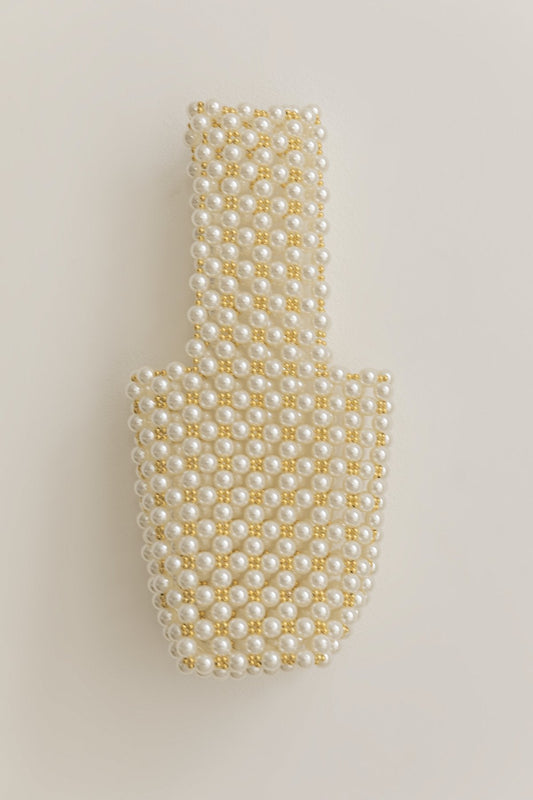 Mini Bolso Novia Hand Pearl · Love ·