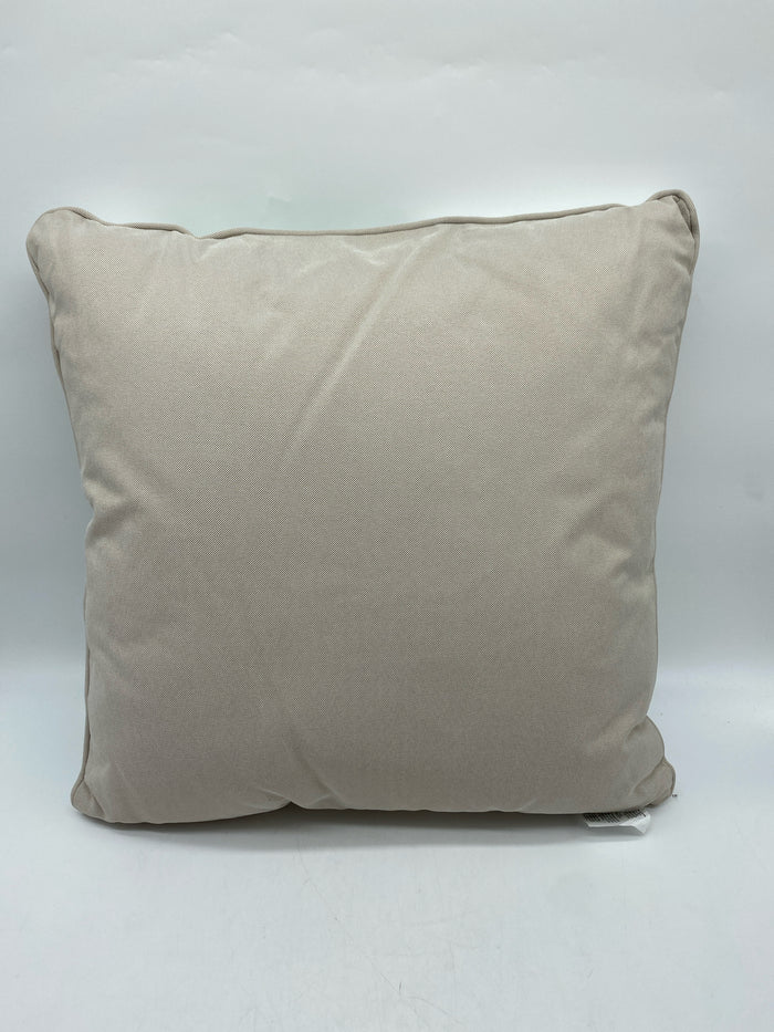OUTDOOR DECORATIVE PILLOW SUN RESISTANT MONSTERA LEAF