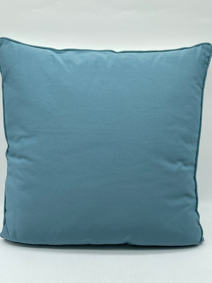 OUTDOOR DECORATIVE PILLOW SUN RESISTANT SEA GLASS TRIBAL TURTLE