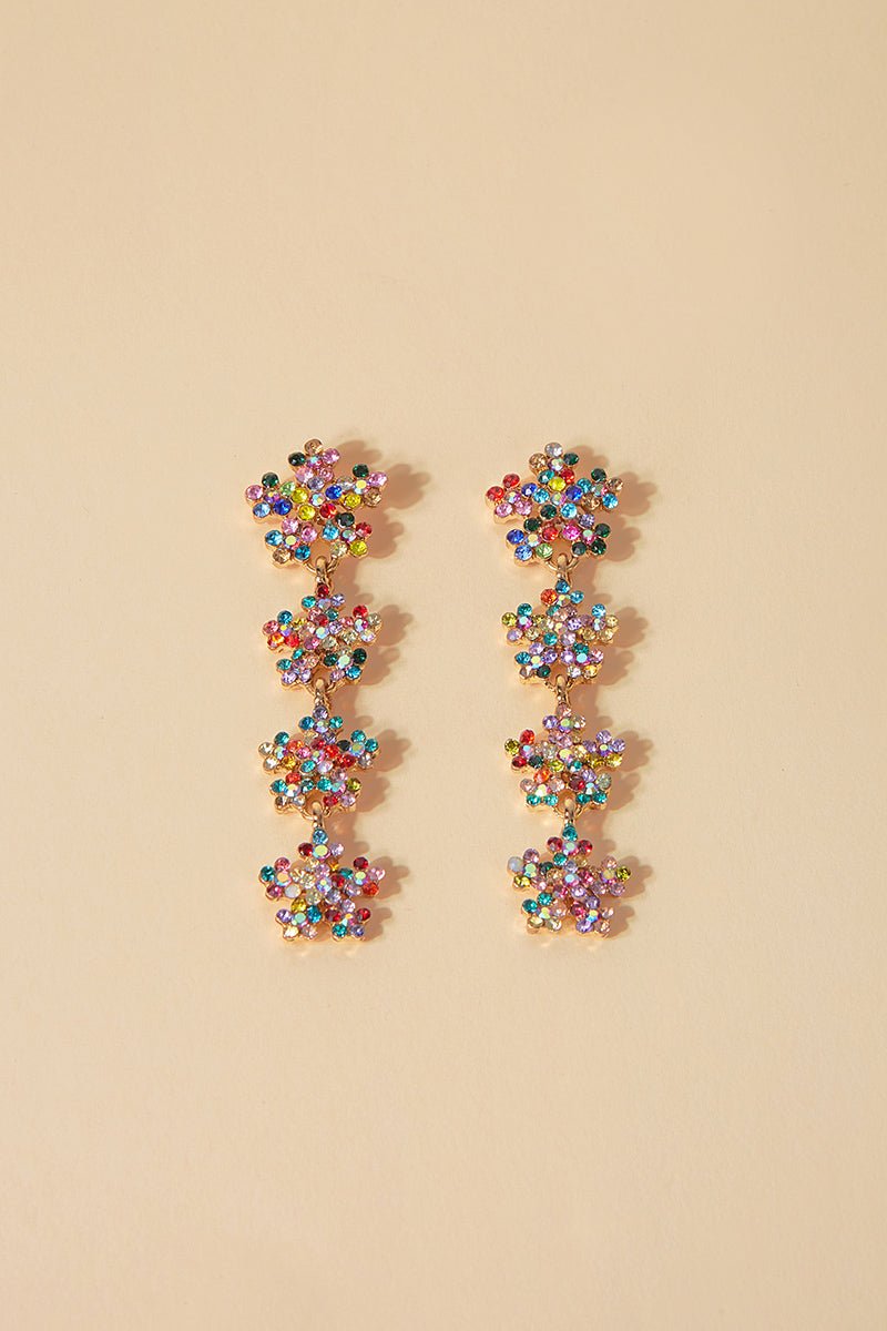 Pendientes Four Flowers Pastel · Le Palmier ·