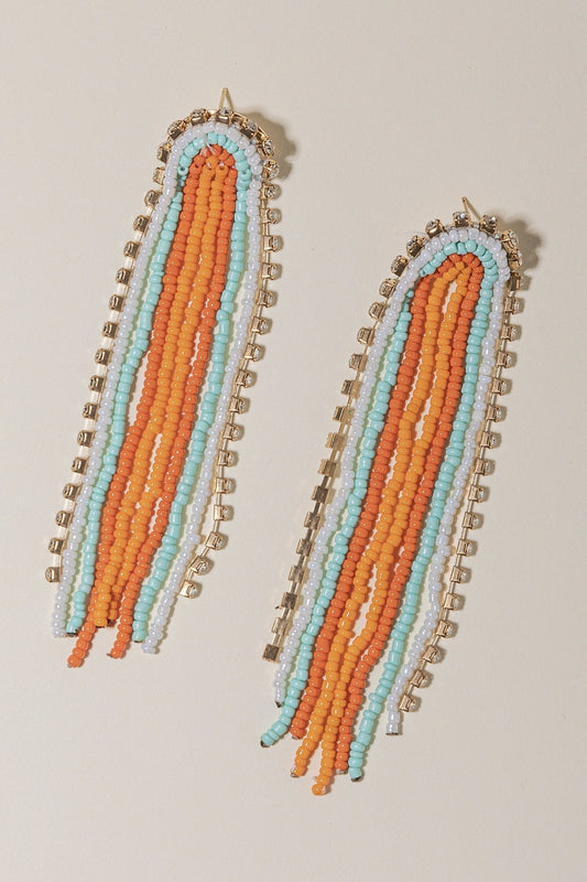 Pendientes Orange Strass · Rivera ·