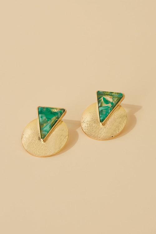 Pendientes Sofi Verde · Flora ·