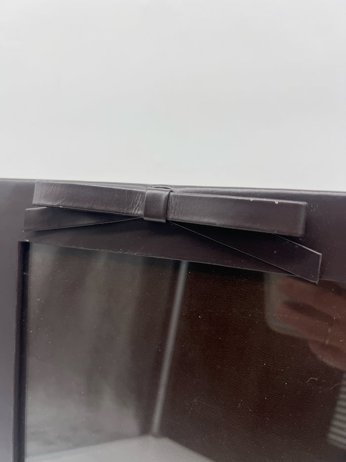 PICTURE FRAME LEATHER BOW DETAIL