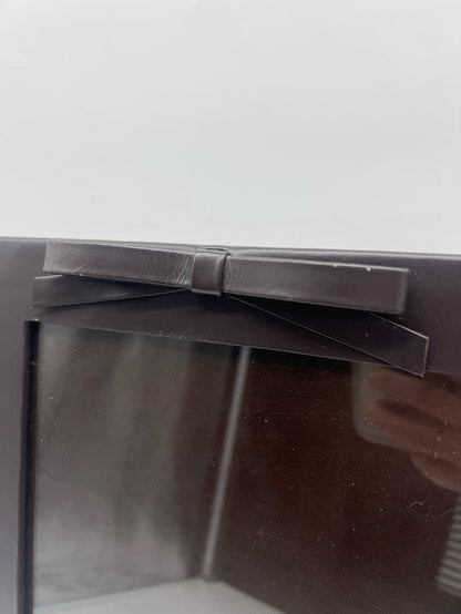 PICTURE FRAME LEATHER BOW DETAIL