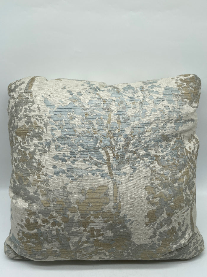 PILLOW BLUE AND GREY ABSTRACT