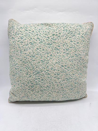 PILLOW BLUE CORAL DESIGN