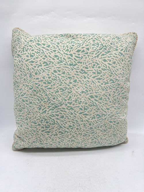 PILLOW BLUE CORAL DESIGN