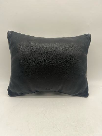 PILLOW LEATHER BLACK & WHITE CHECKERED