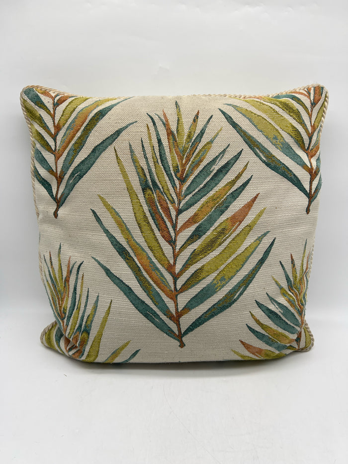 PILLOW MULTI-COLOR PALM DESIGN