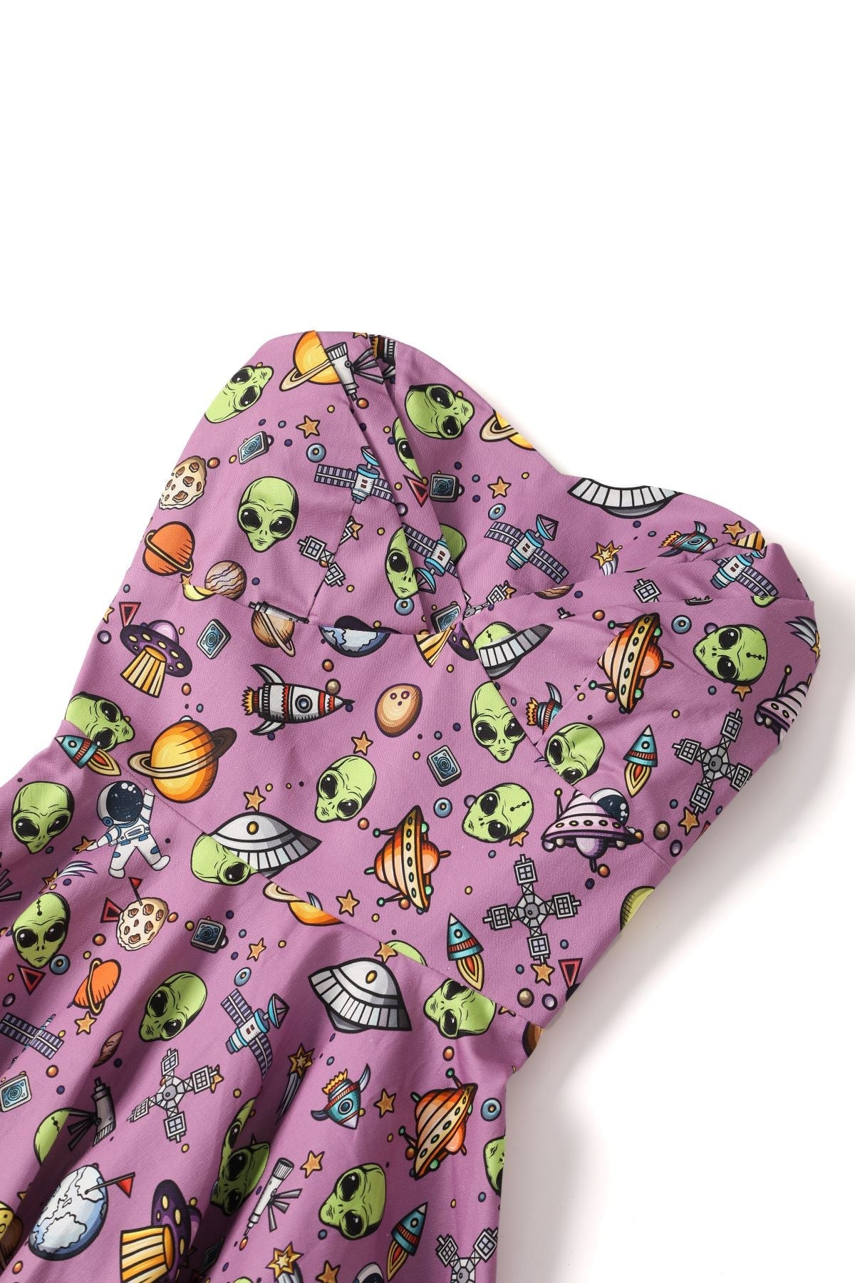 Melissa Purple UFOs Strapless Dress