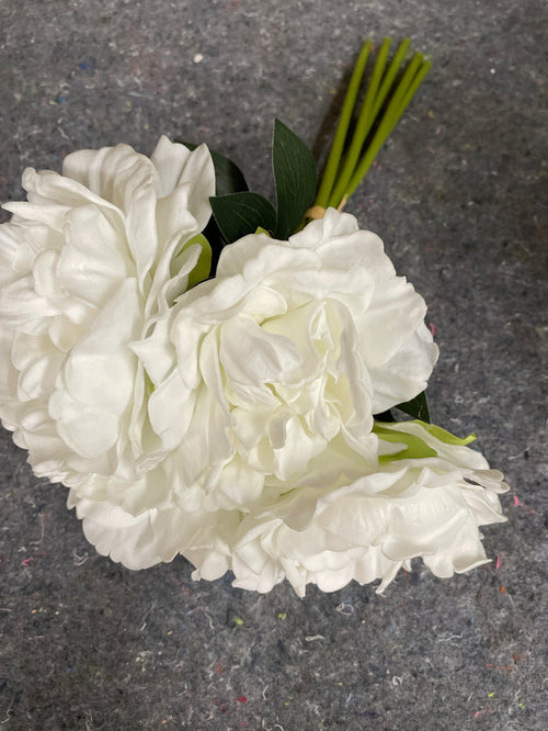 REAL TOUCH WHITE PEONY BUNDLE