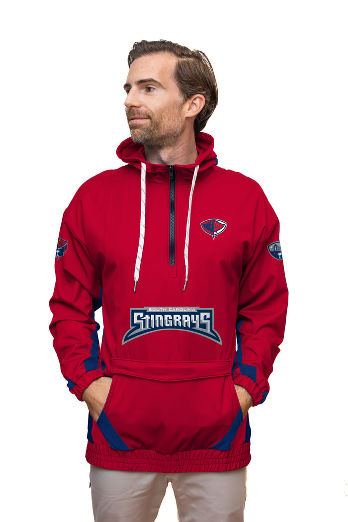 Red Stingrays Hockey Windbreaker