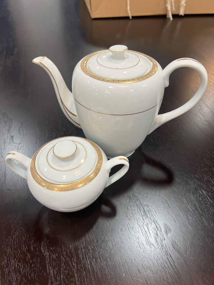 REGENCY TEAPOT & SUGAR BOWL