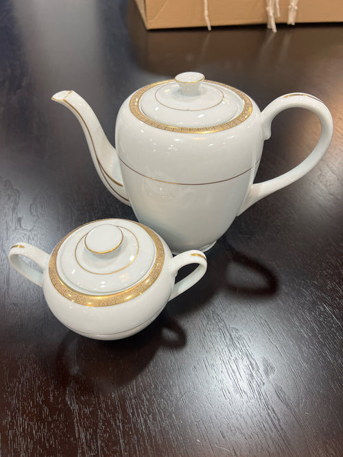 REGENCY TEAPOT & SUGAR BOWL