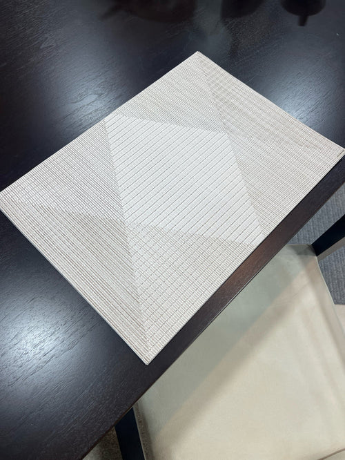 SET OF 5 CHILEWICH PLACEMATS GEOMETRIC DIAMOND PATTERN