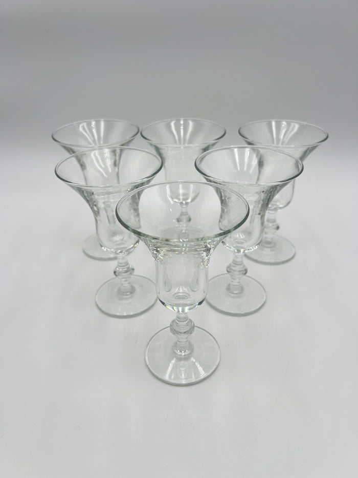 SET OF 6 SHERRY GLASSES